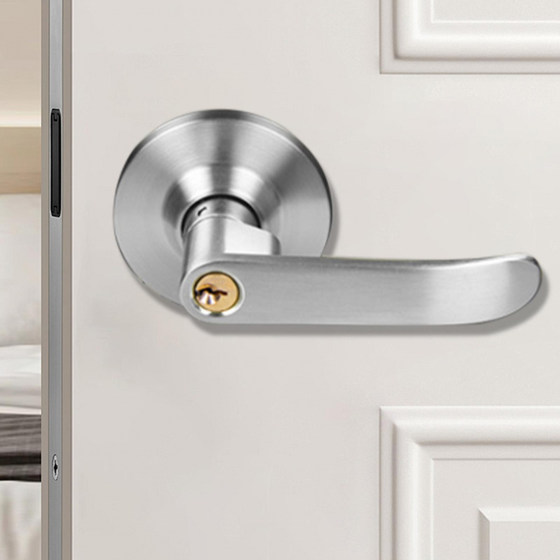 Home Security Essential - Premium Spherical Three-Bar Handle Lock Ball,