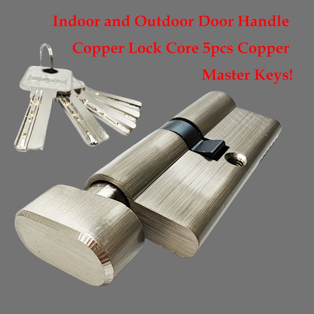 Home Security Essential - 1Pc European Standard All-Copper Anti-Theft Lock