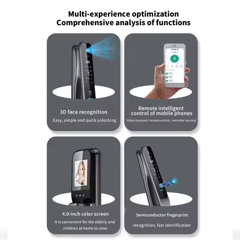HX5 Smart Door Lock 3D Face Re - Home Security With Cameras ulasan dan harga