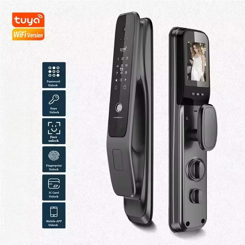 HX5 Smart Door Lock 3D Face Re - Home Security With Cameras ulasan dan harga