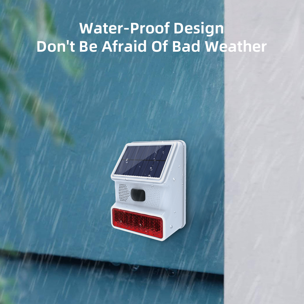 Wireless Outdoor Solar Waterpr - Home Security Siren ulasan dan harga