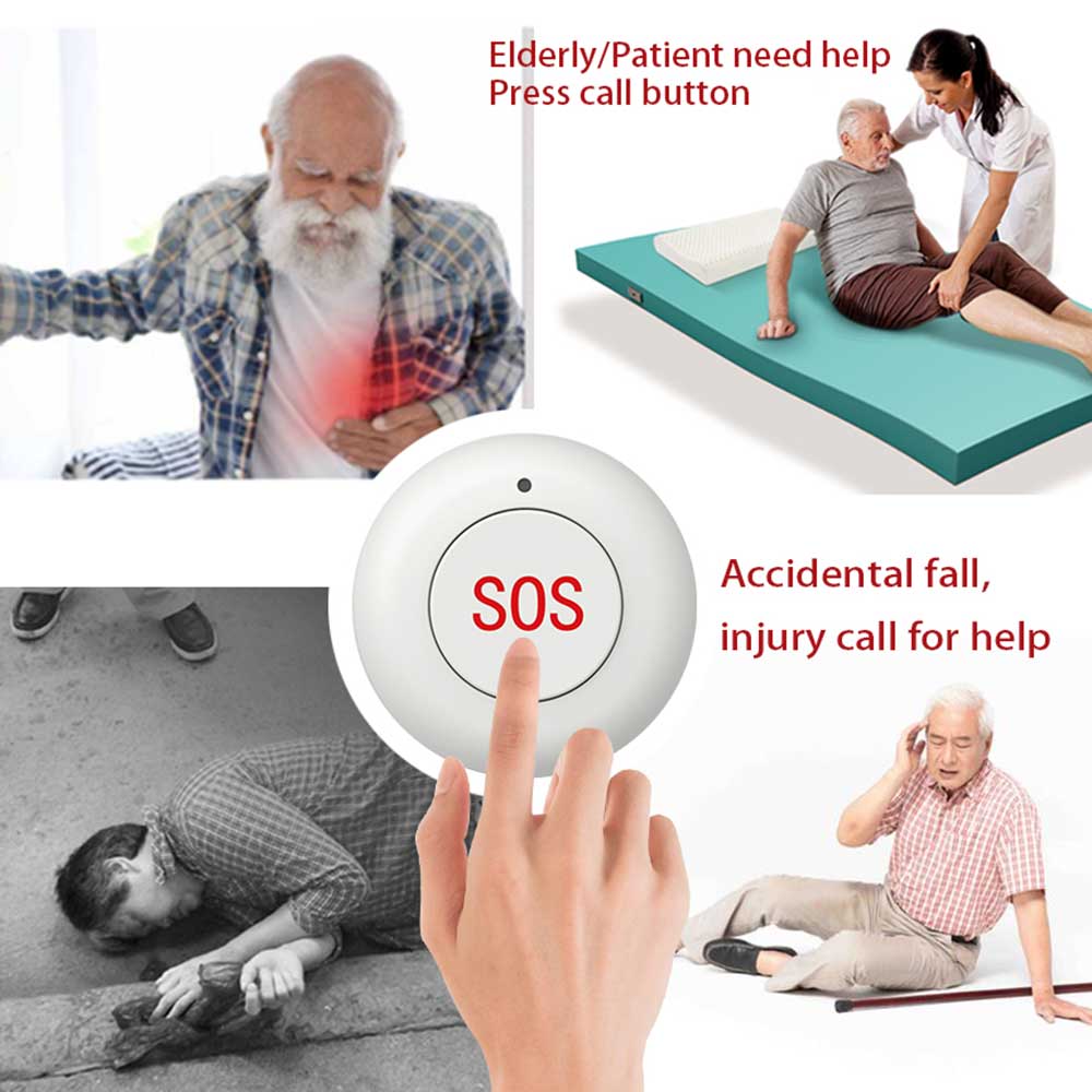 Wireless SOS Button Smart Home - Home Security Siren ulasan dan harga