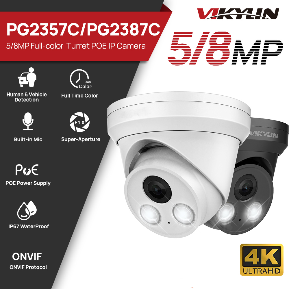 VIKYLIN 5/8MP 4K Full Color IP - Home Security Options ulasan dan harga