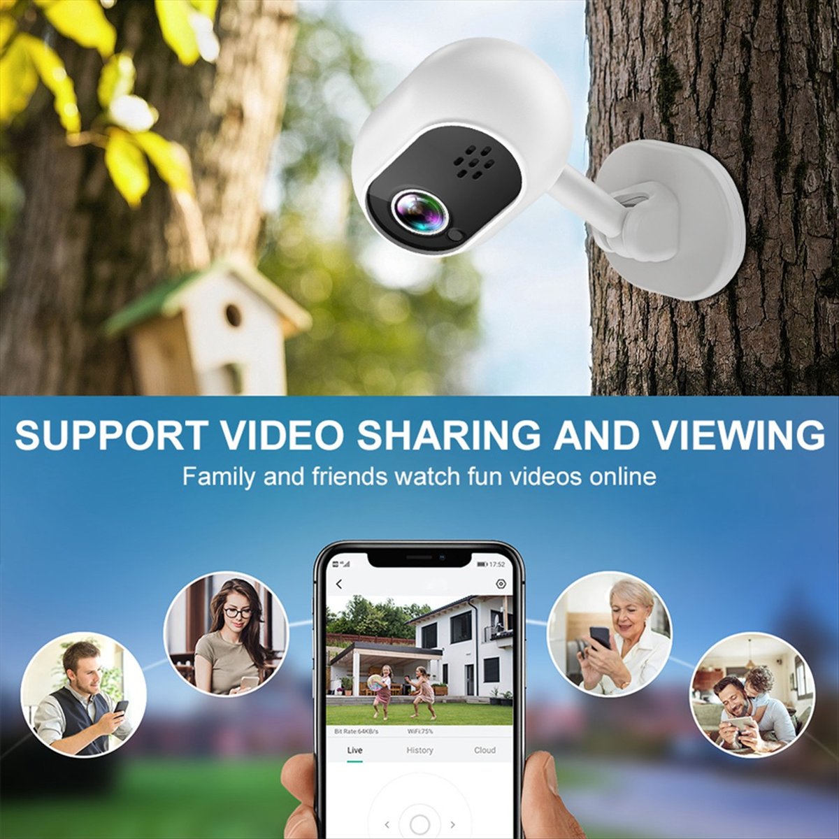 A4 1080P Smart Mini Wifi IP Ca - Home Security Wireless Camera ulasan dan harga