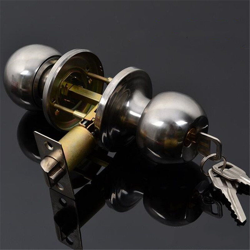 Round Ball Privacy Door Knob B - Home Security Essential ulasan dan harga