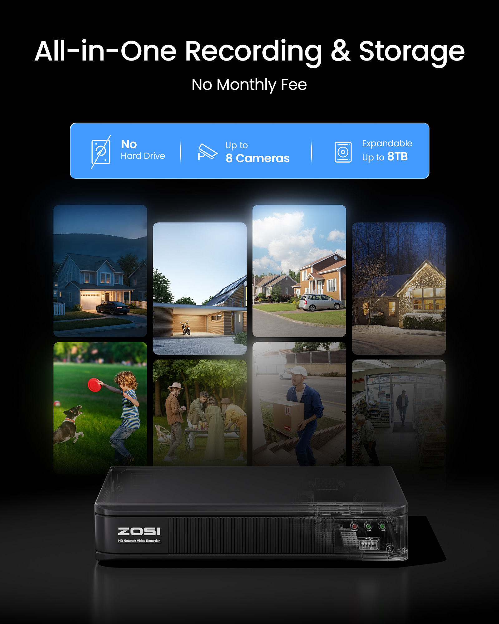 ZOSI 3K Lite Wired CCTV Securi - Home Security And Camera System ulasan dan harga