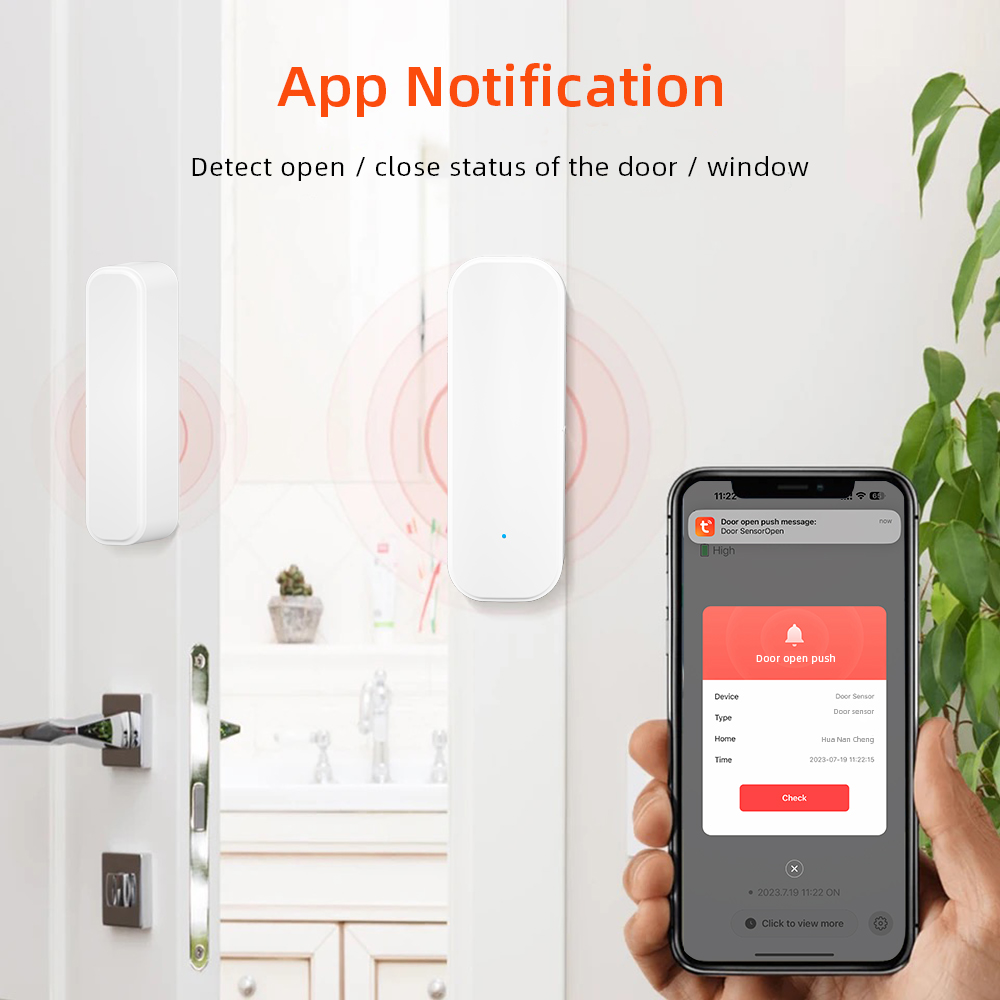 Tuya WiFi Zigbee Window Door S - Home Security Battery ulasan dan harga