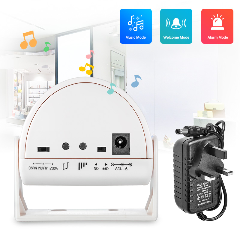 Wireless Infrared Chime Doorbe - Home Security Options ulasan dan harga