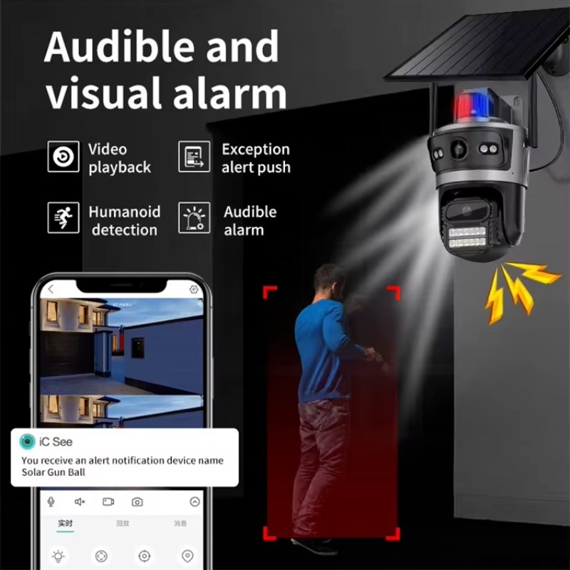 ENSTER 2K AOV 24h Recording Ou - Camera Solar Wireless ulasan dan harga