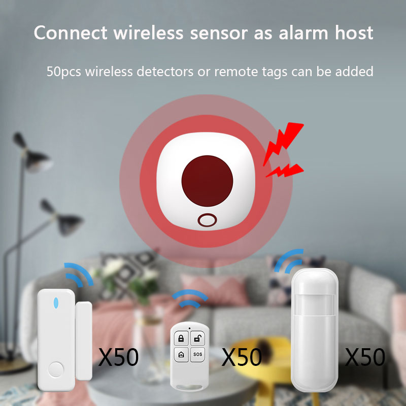 Indoor 433MHz Wireless Siren S - Home Security Siren ulasan dan harga