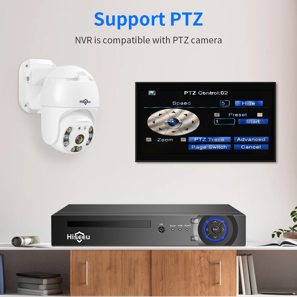 Hiseeu 4CH 10CH 16CH 4K 8MP 5M - Home Security With Cameras ulasan dan harga