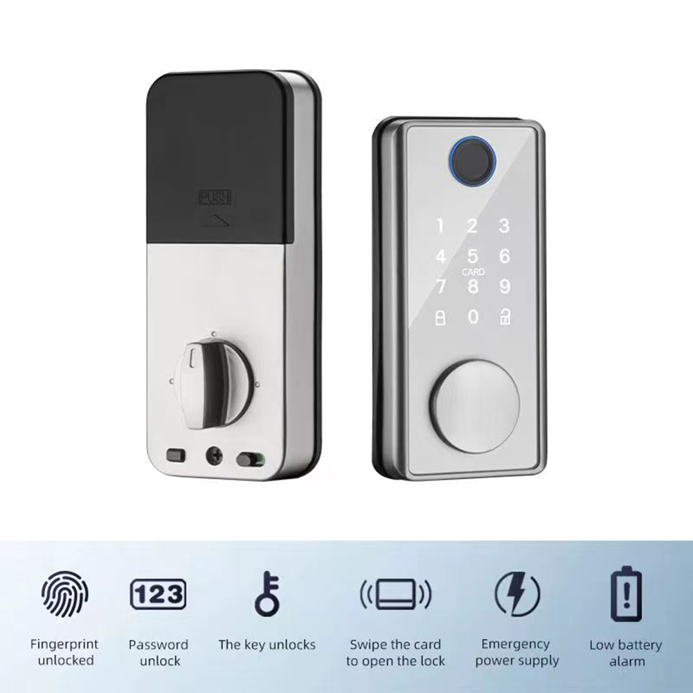 Tuya Smart Door Lock Fingerpri - Home Security Battery ulasan dan harga