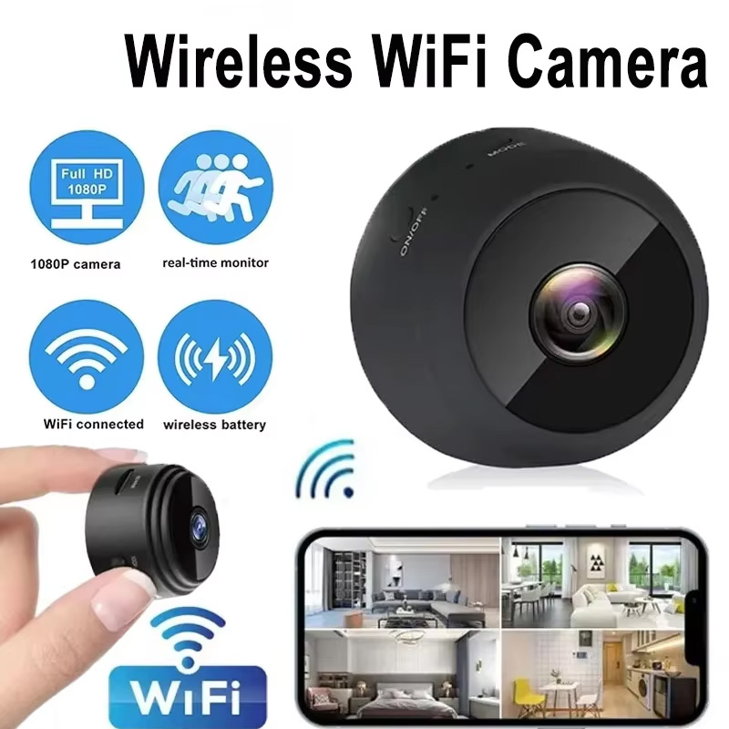 New A9 Camera Wifi 1080p HD Wi - Home Security With Cameras ulasan dan harga