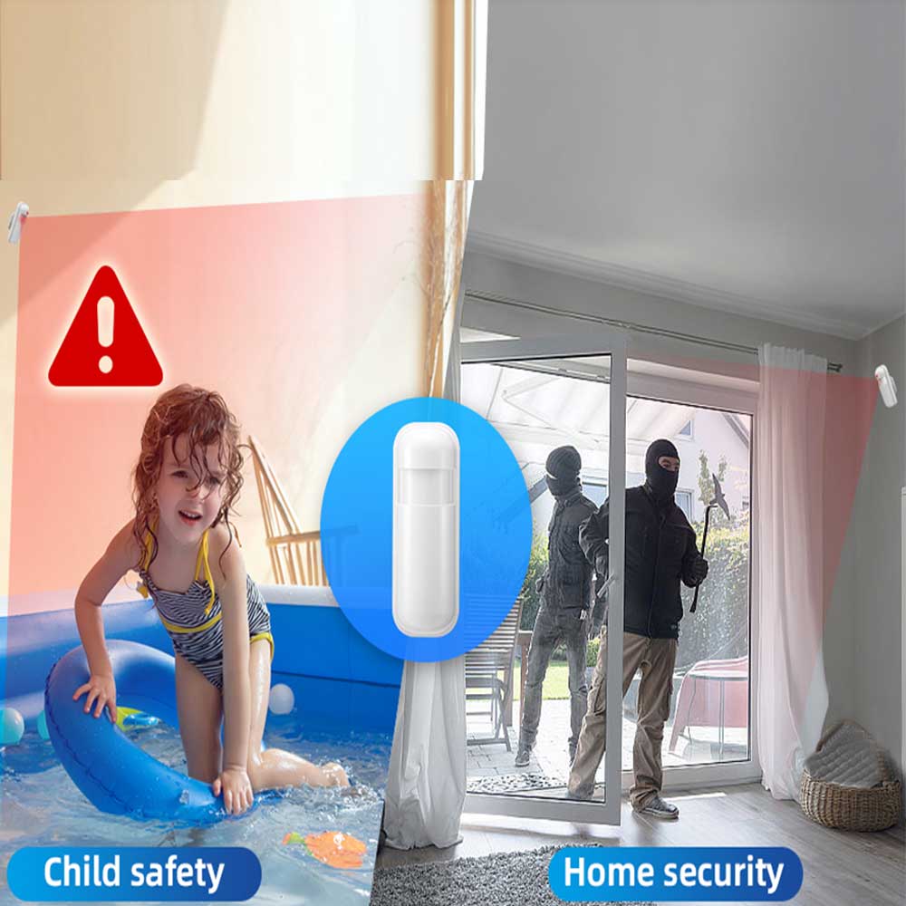 433MHZ PIR Sensor Home Alarm M - Home Security Battery ulasan dan harga