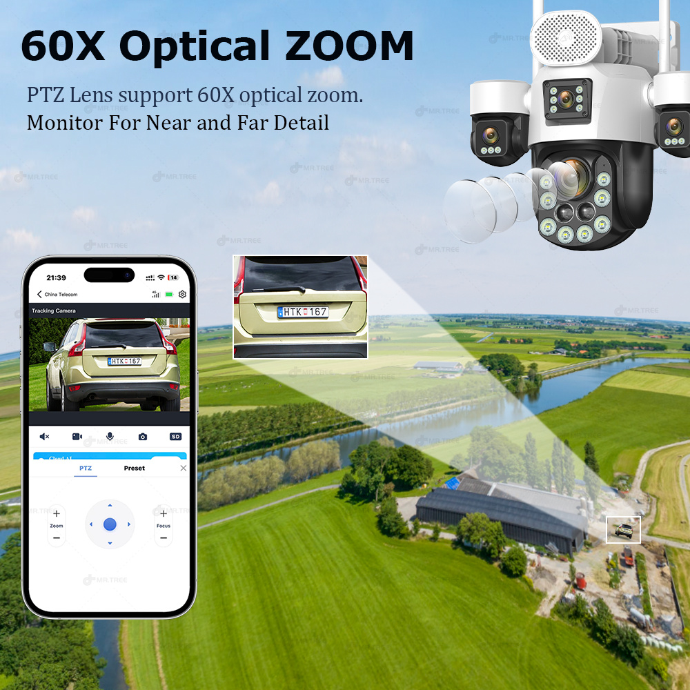 AOV Four Lens Outdoor Surveill - Home Security Battery ulasan dan harga