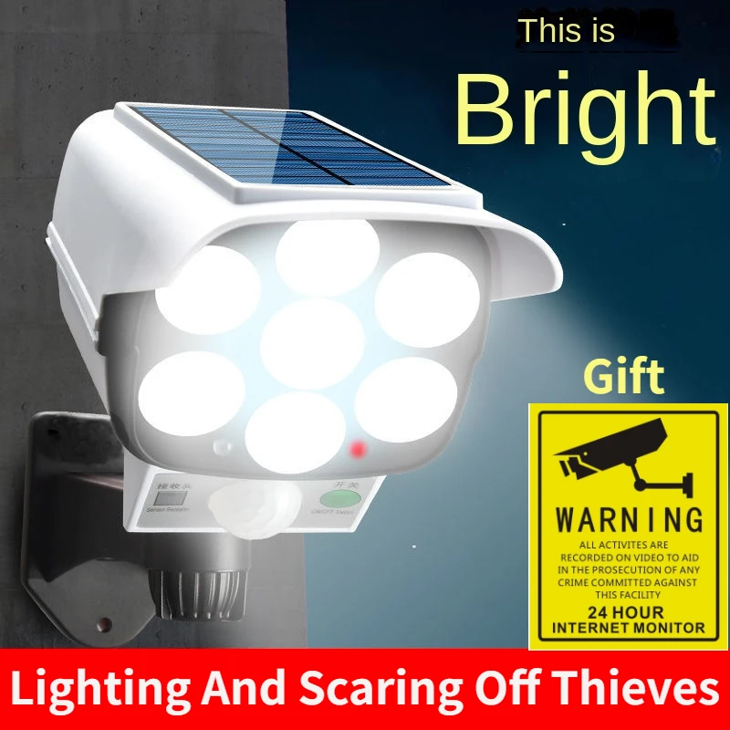 Outdoor Solar Light Motion Sen - Camera Solar Wireless ulasan dan harga