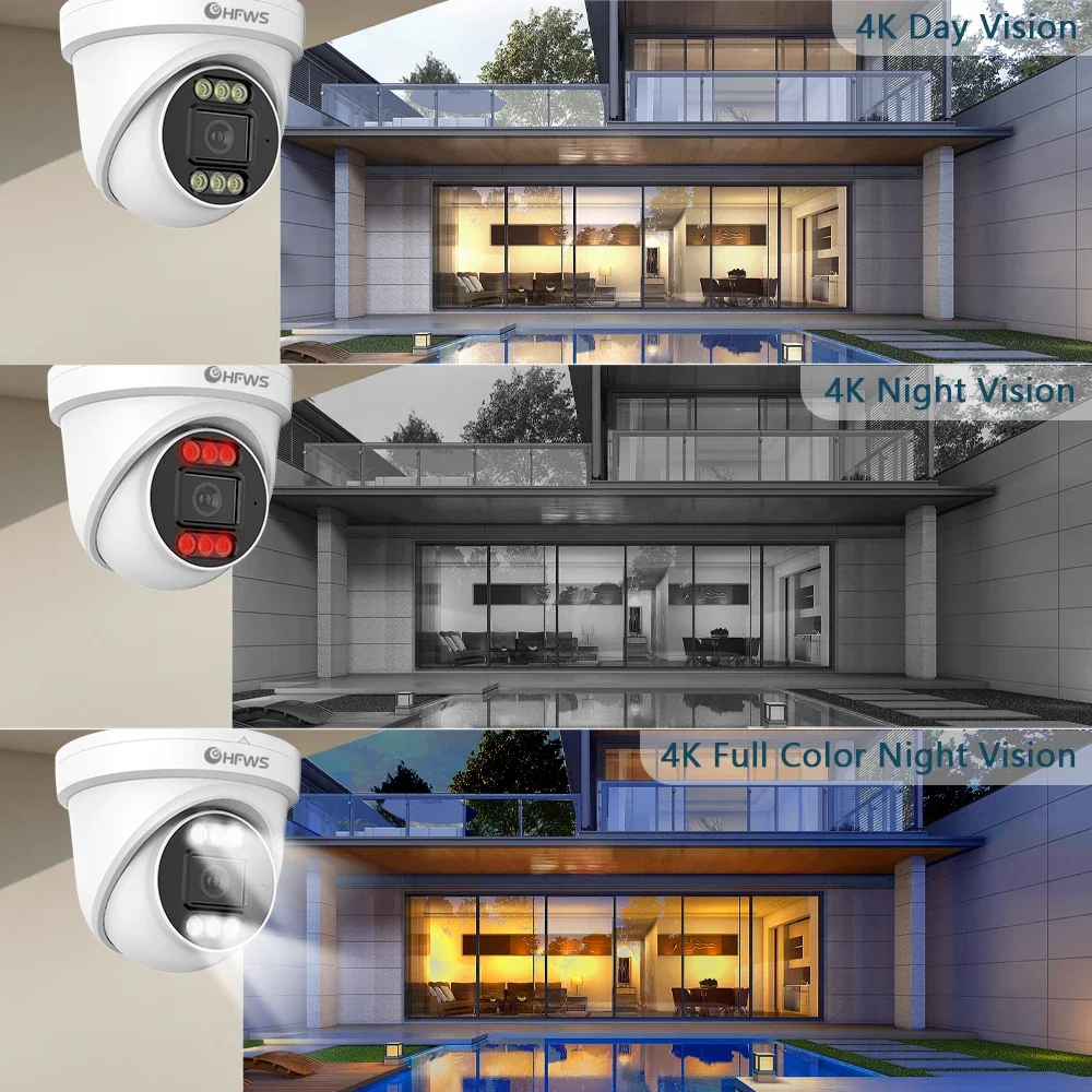 OEM 8MP 4K 25FPS PoE IP Camera - Home Security And Camera System ulasan dan harga