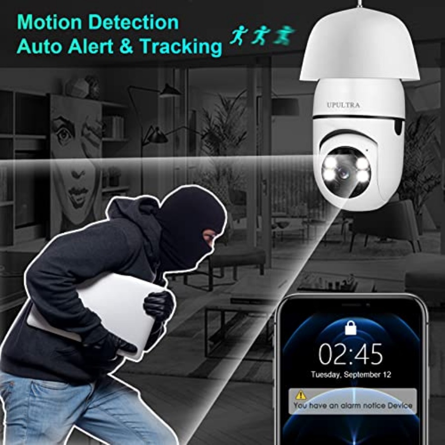 Light Bulb 1080P Security Wire - Home Security Wireless Camera ulasan dan harga