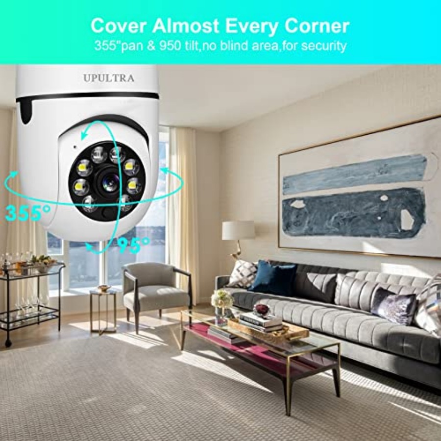 Light Bulb 1080P Security Wire - Home Security Wireless Camera ulasan dan harga