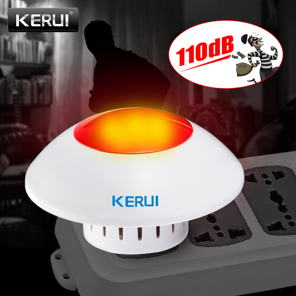 KERUI J009 Loud Indoor Siren W - Home Security Siren ulasan dan harga