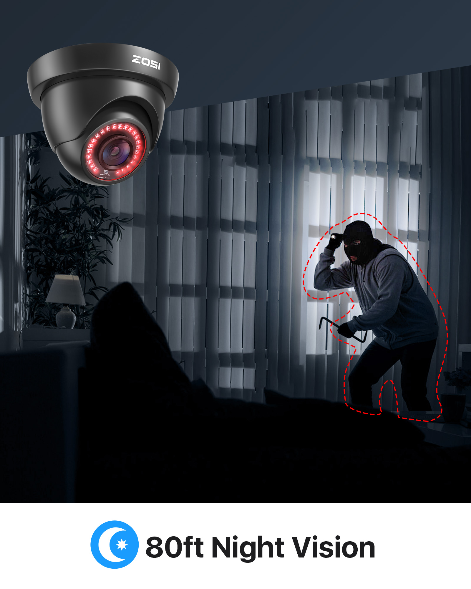 ZOSI 2.0MP HD 1080P CCTV Secur - Home Security And Camera System ulasan dan harga