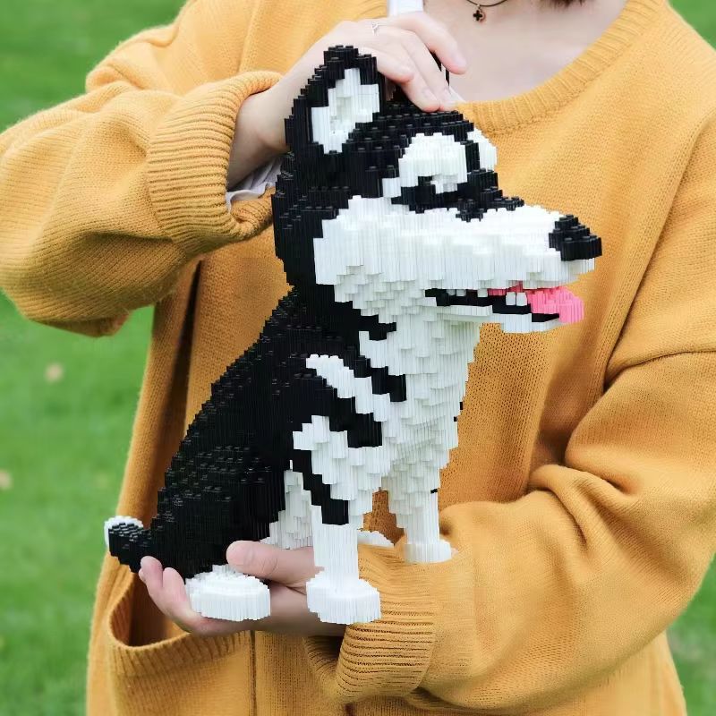 8000 Pcs Pet Dog Building Bloc - Home Security Game ulasan dan harga