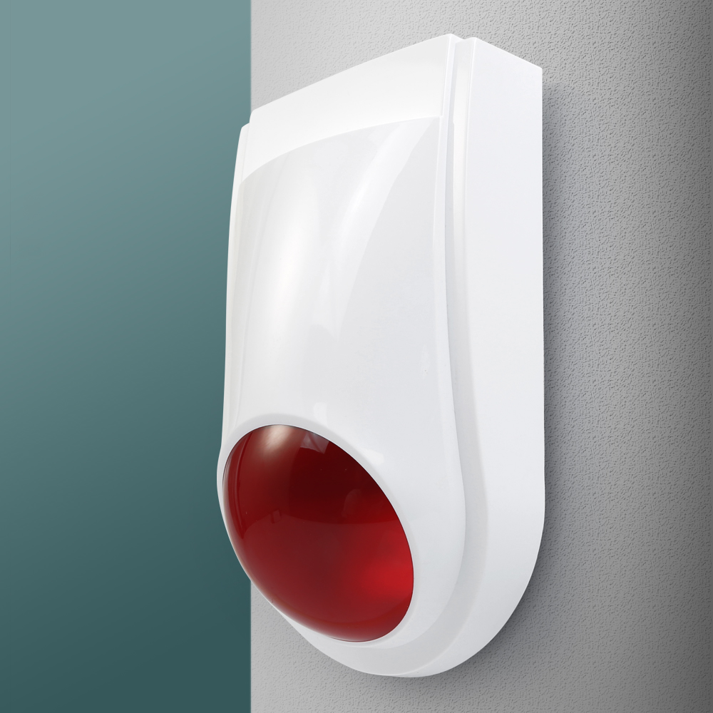 Wireless Flash Siren E6 Outdoo - Home Security Siren ulasan dan harga