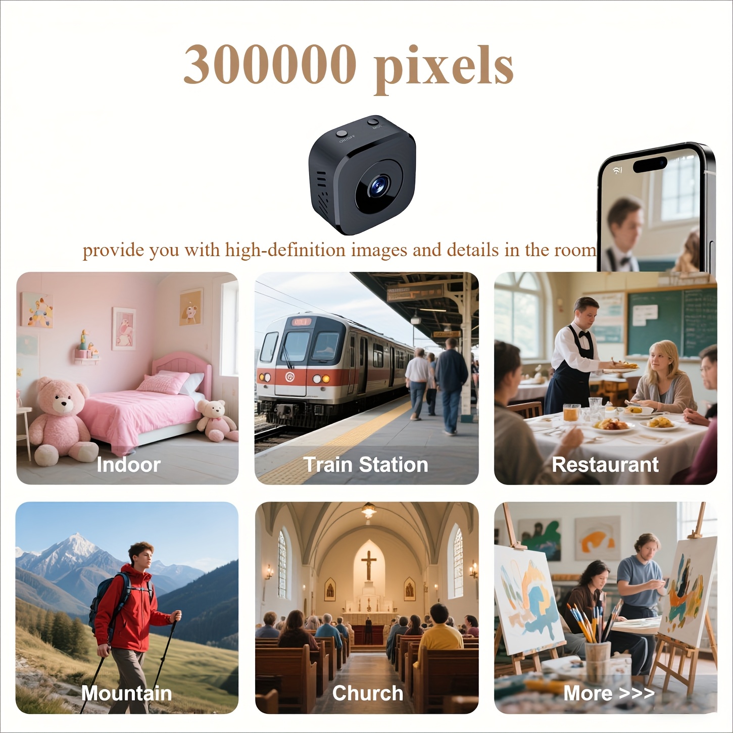 1080P HD Mini WiFi Camera Indo - Home Security With Cameras ulasan dan harga