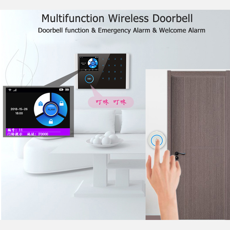 New 433MHz Wireless Doorbell D - Home Security Essential ulasan dan harga