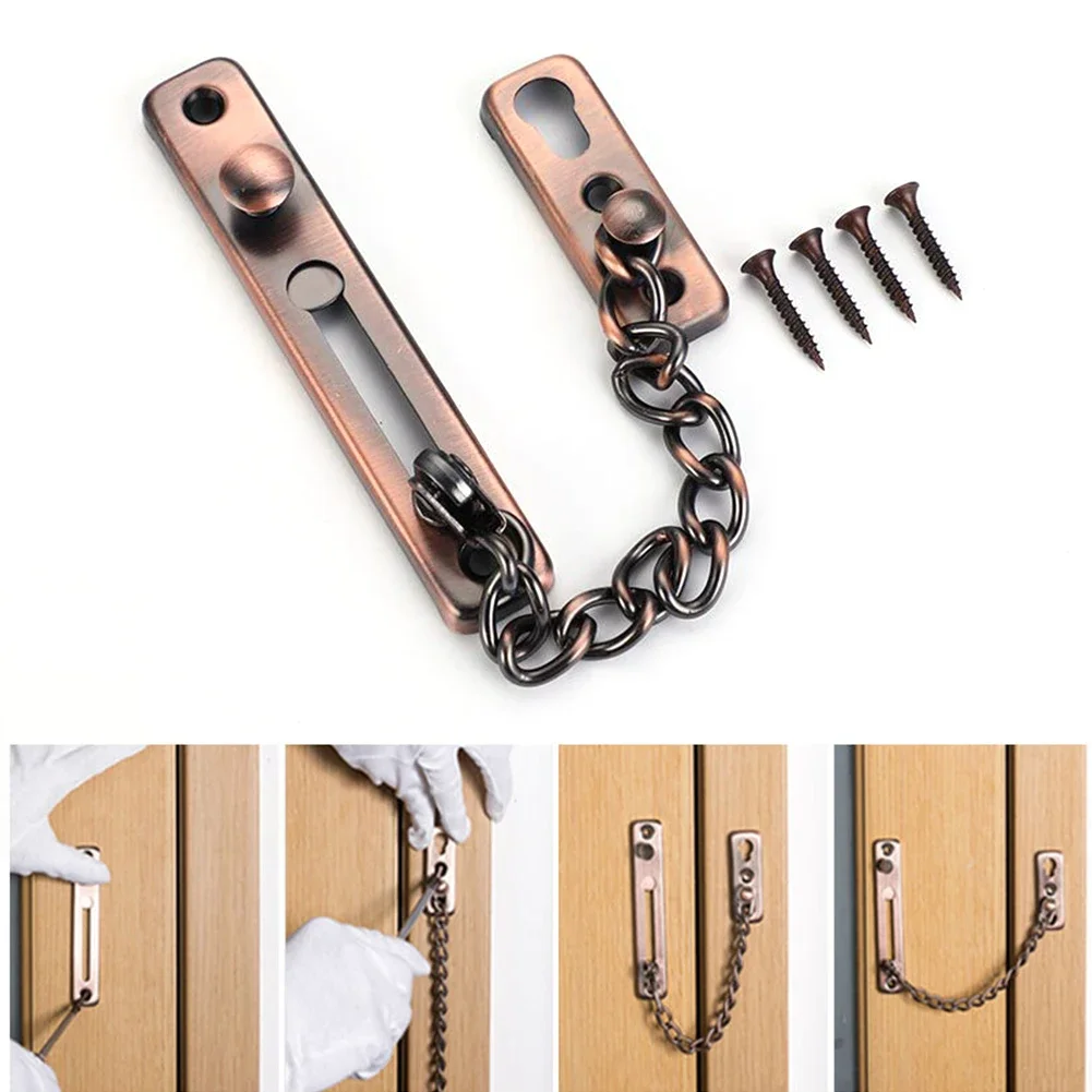 Door Chain with Lock Door Lock - Home Security Essential ulasan dan harga