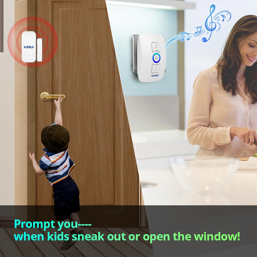 KERUI M525 Wireless DoorBell B - Home Security Options ulasan dan harga
