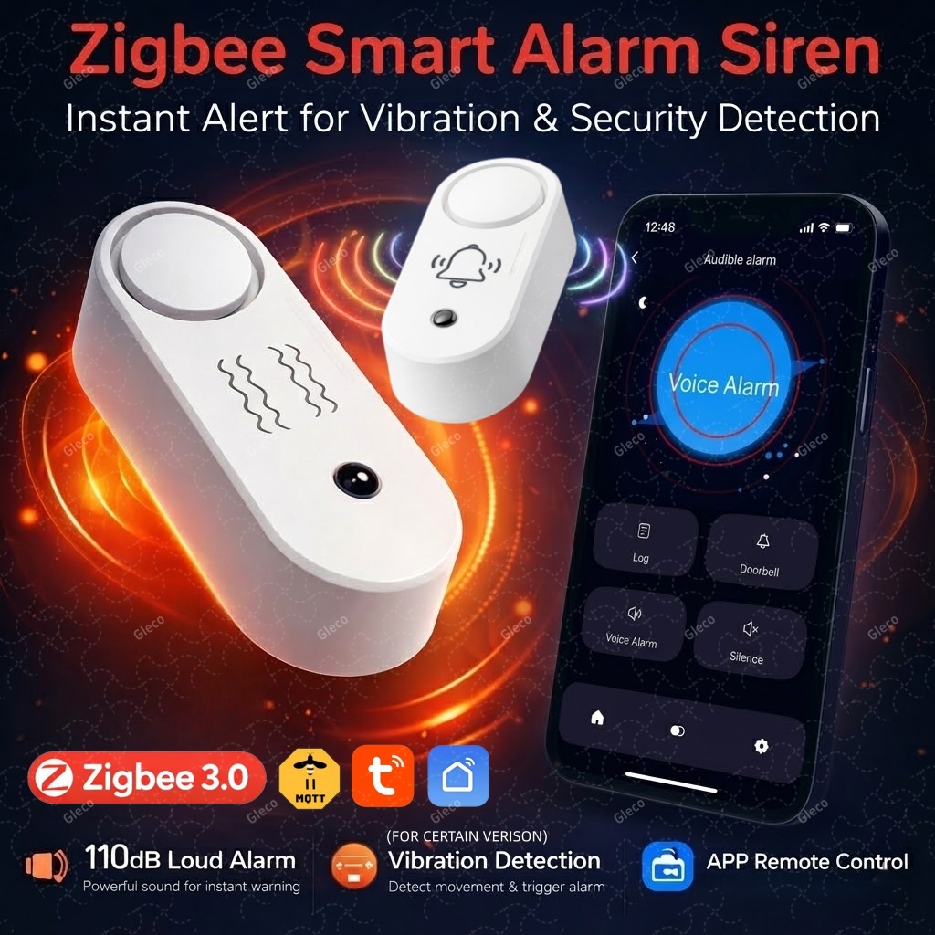 ZigBee Tuya Smart Siren Alarm  - Home Security Options ulasan dan harga