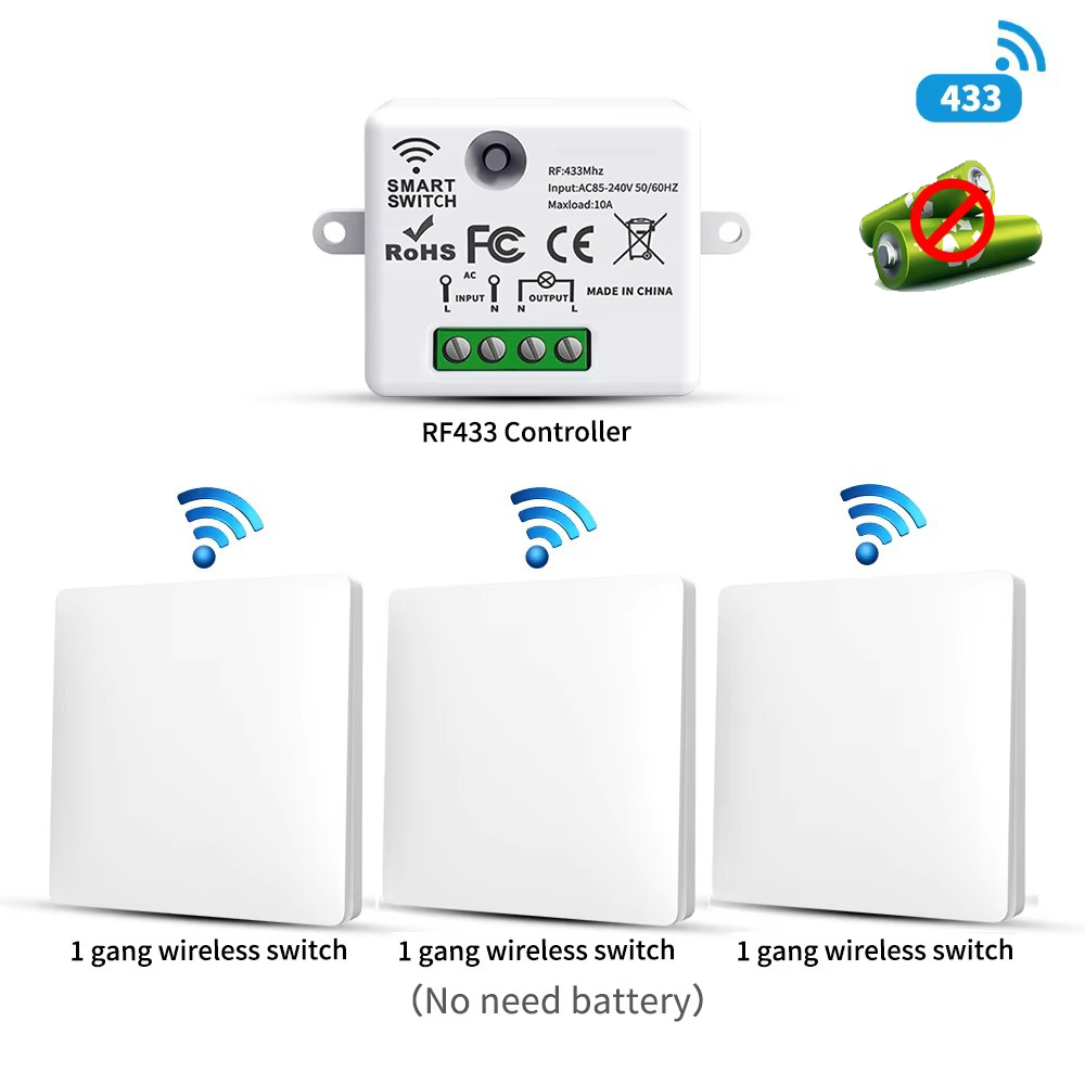 RF433 Self-Powered Wireless Li - Home Security Battery ulasan dan harga