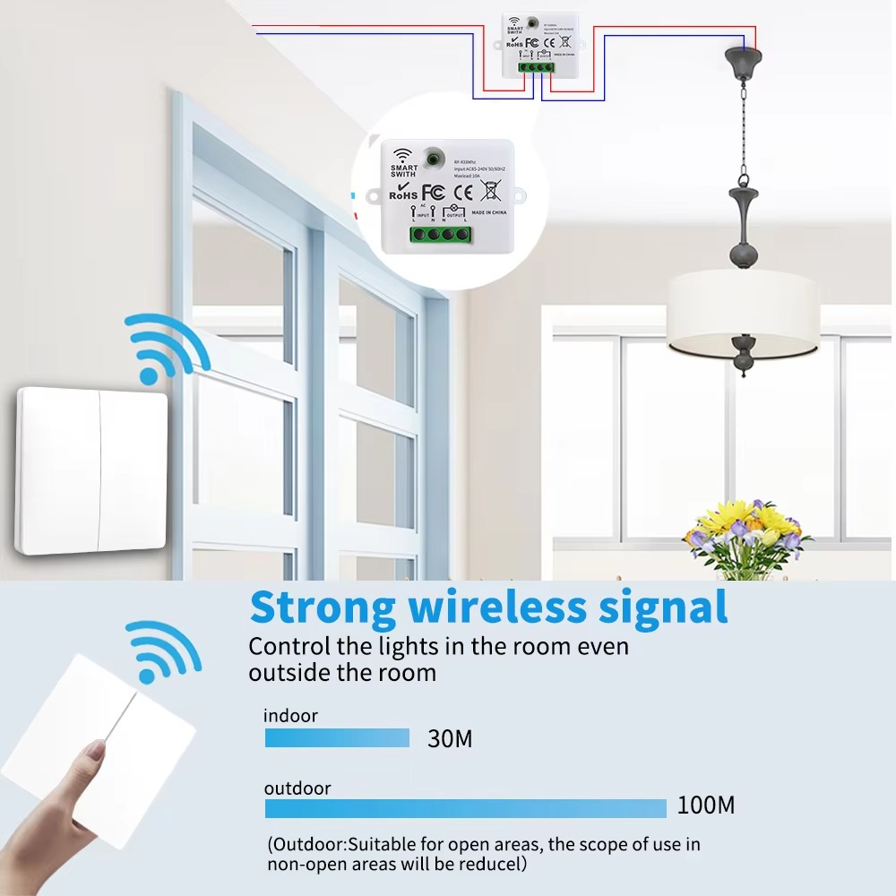 RF433 Self-Powered Wireless Li - Home Security Battery ulasan dan harga