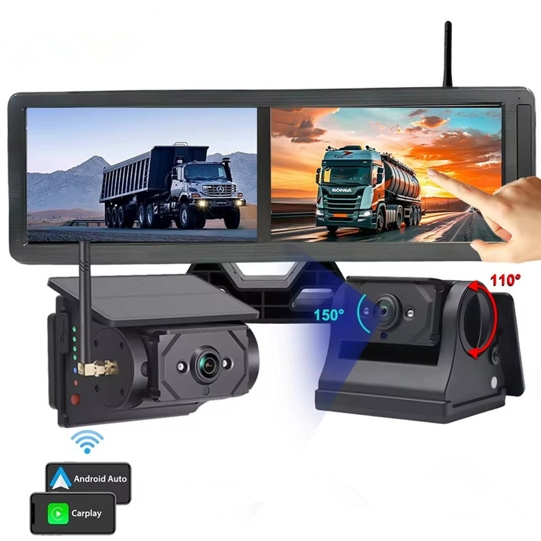 15.6 Inch Android Auto Carpaly - Camera Solar Wireless ulasan dan harga