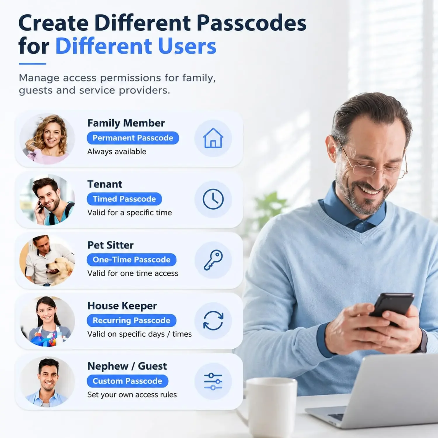 Smart Door Lock Fingerprint Ac - Home Security Battery ulasan dan harga