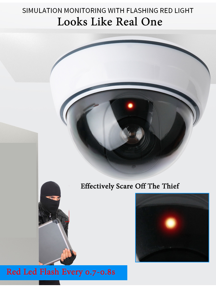 Creative Black/White Fake Dome - Home Security And Camera System ulasan dan harga