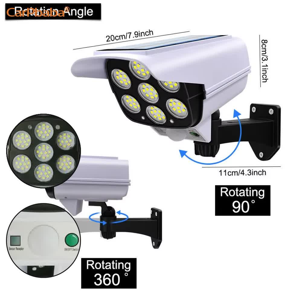 Outdoor Solar Light Motion Sen - Home Security Wireless Camera ulasan dan harga