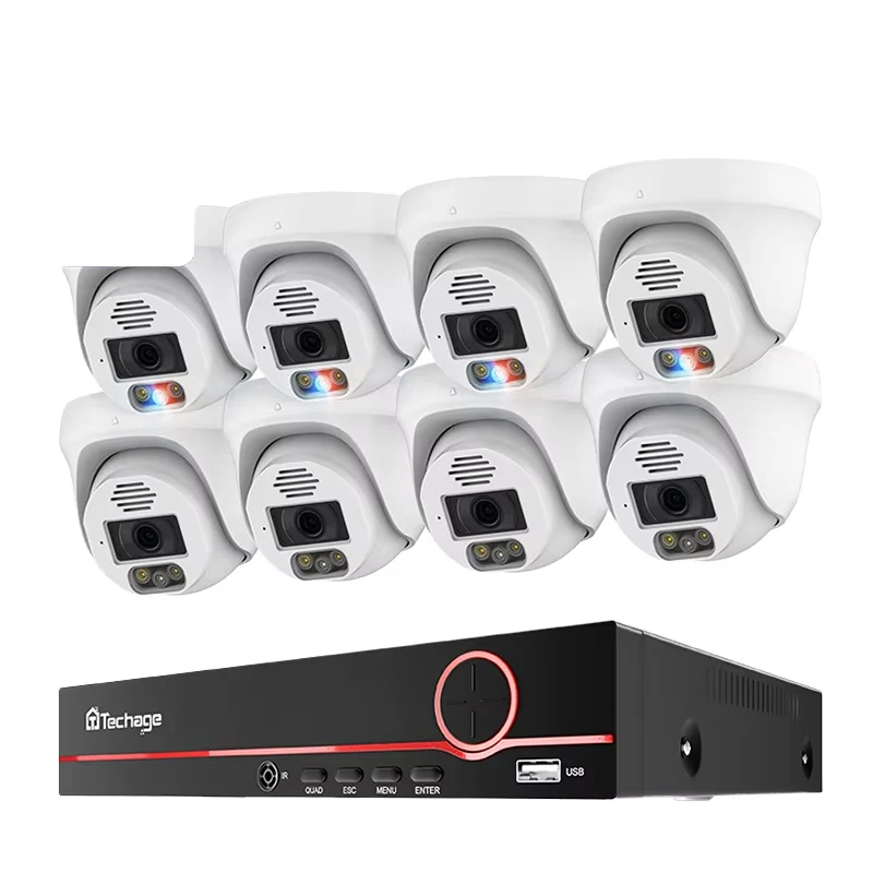 For Techage Home 8MP CCTV Secu - Home Security Options ulasan dan harga
