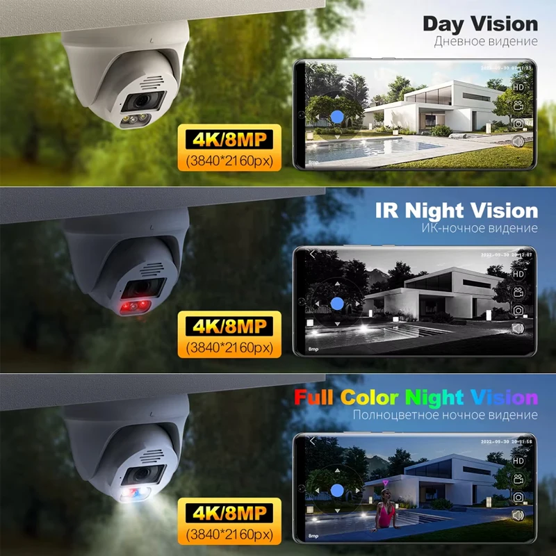 For Techage Home 8MP CCTV Secu - Home Security Options ulasan dan harga